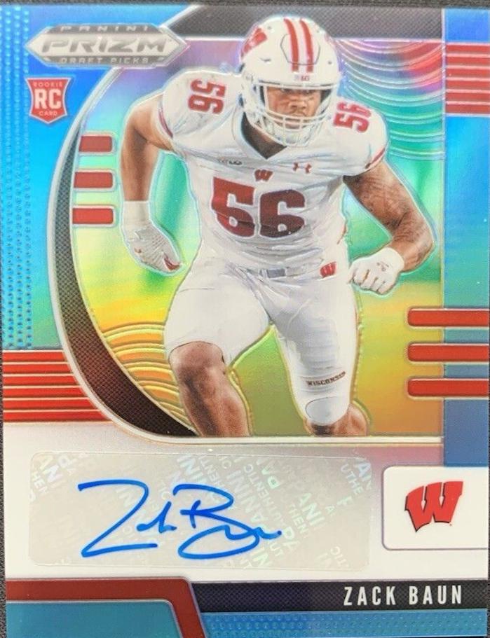 Zack Baun [Autograph Carolina Blue Prizm] #214