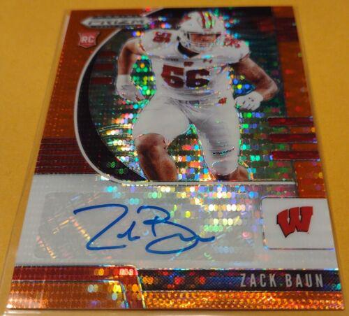 Zack Baun [Autograph Orange Pulsar Prizm] #214