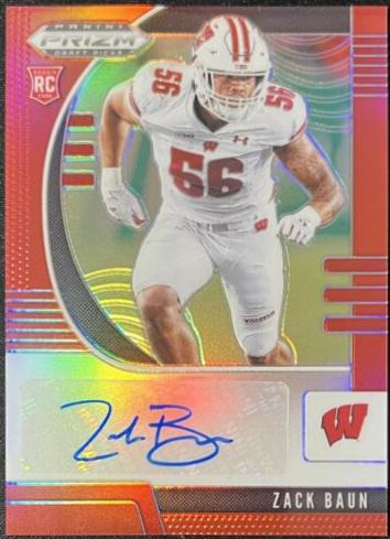 Zack Baun [Autograph Red Prizm] #214