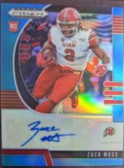 Zack Moss [Autograph Carolina Blue Prizm] #139