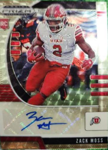 Zack Moss [Autograph Gold Vinyl Prizm] #139