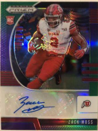 Zack Moss [Autograph Green Prizm] #139