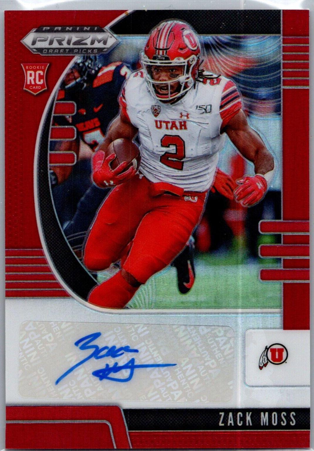 Zack Moss [Autograph Red Prizm] #139