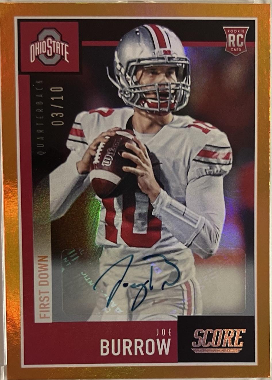 Joe Burrow [Signature First Down] #438