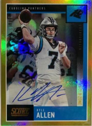 Kyle Allen [Signature Gold Zone] #260