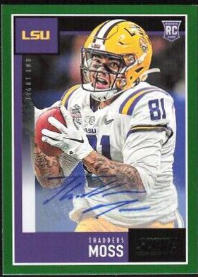 Thaddeus Moss [Signature Green] #411