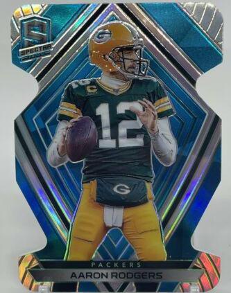 Aaron Rodgers [Blue Die Cut] #106