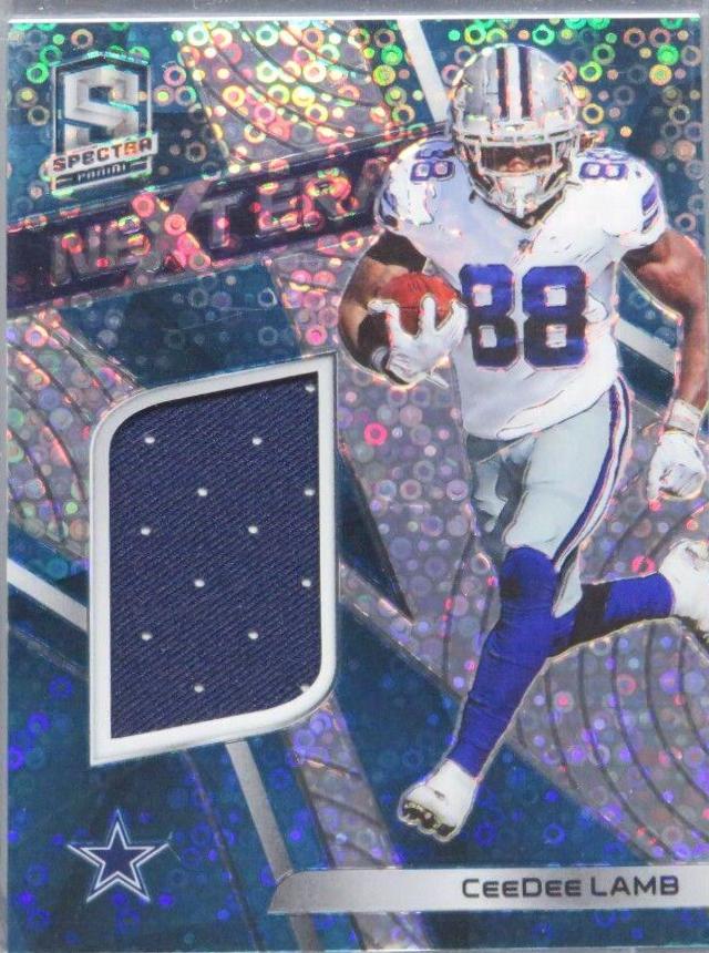 CeeDee Lamb [Patch Autograph Neon Blue] #208