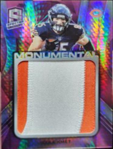 Cole Kmet [Patch Autograph Neon Pink] #227