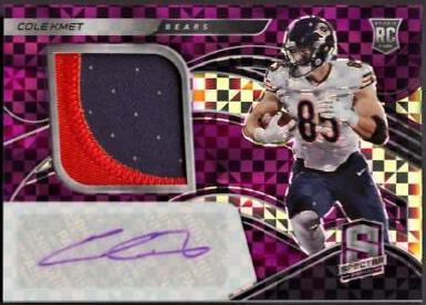 Cole Kmet [Patch Autograph Neon Purple] #227