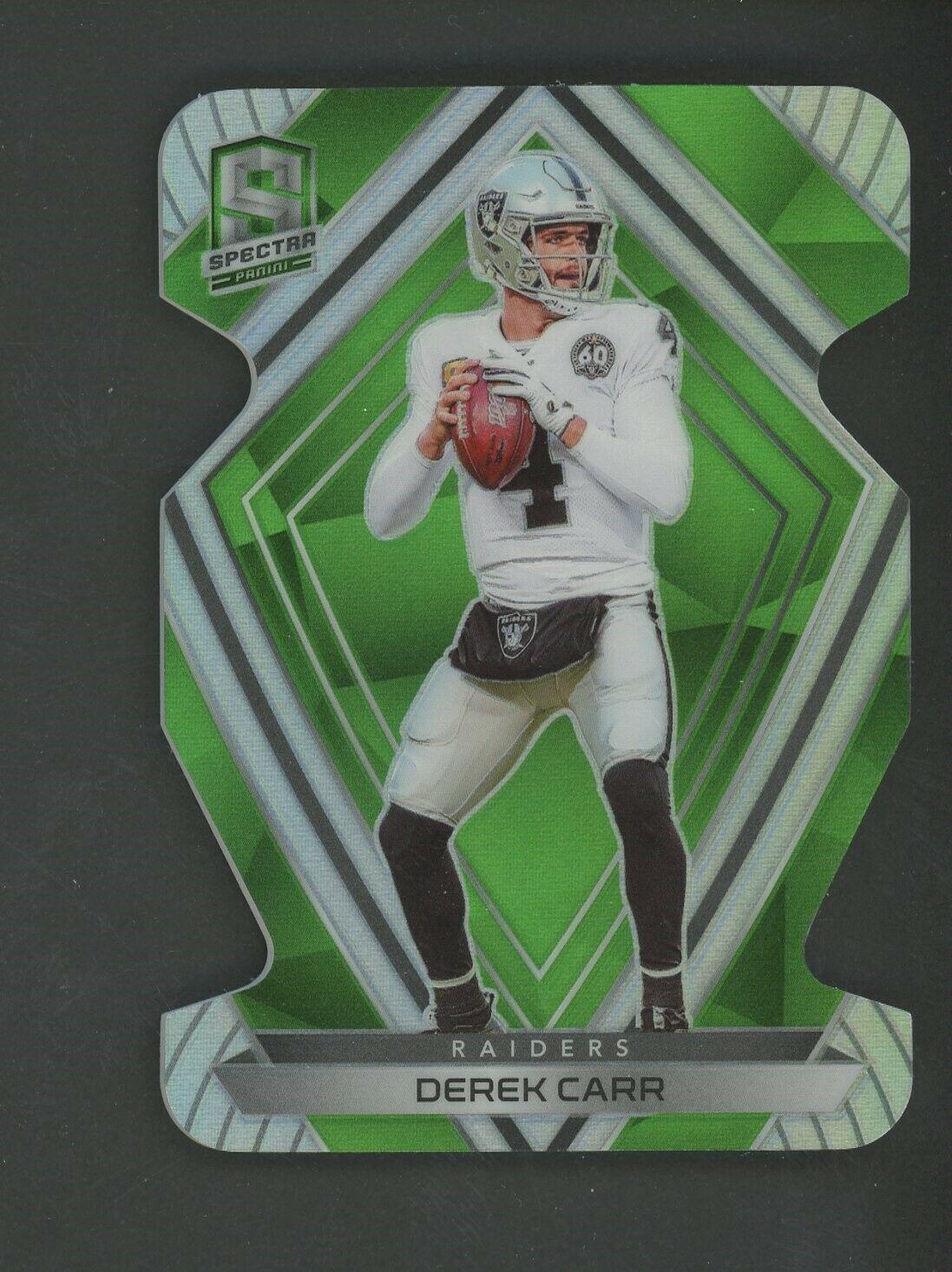 Derek Carr [Green Die Cut] #54