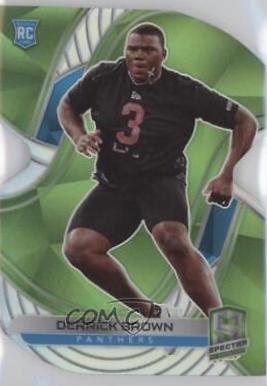 Derrick Brown [Green Die Cut] #184