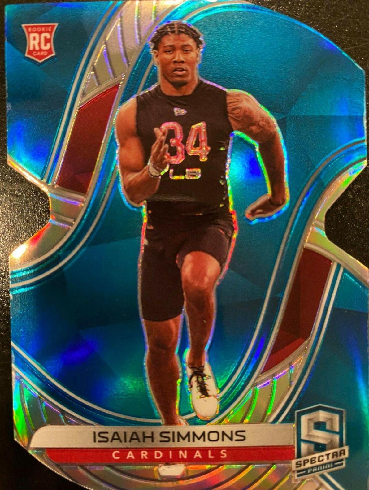 Isaiah Simmons [Blue Die Cut] #185