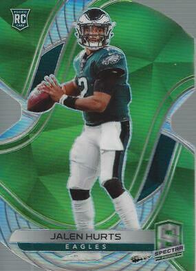 Jalen Hurts [Green Die Cut] #149