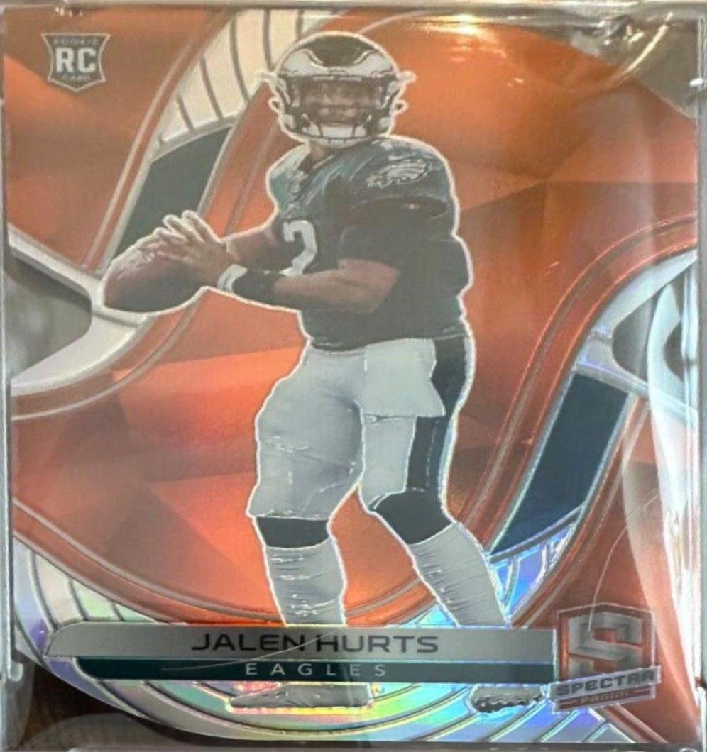Jalen Hurts [Orange Die Cut] #149