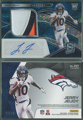 Jerry Jeudy [Patch Autograph Neon Blue] #207