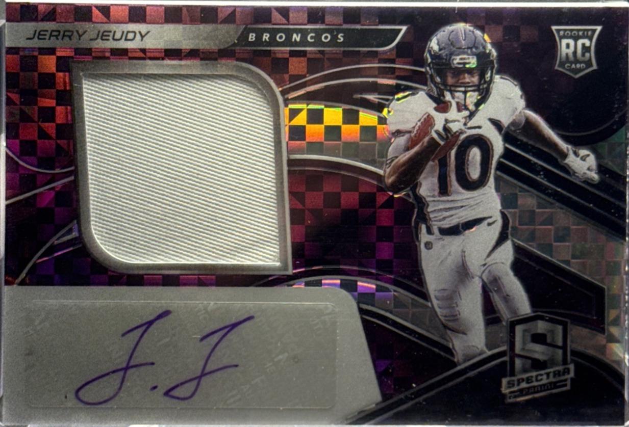 Jerry Jeudy [Patch Autograph Neon Purple] #207