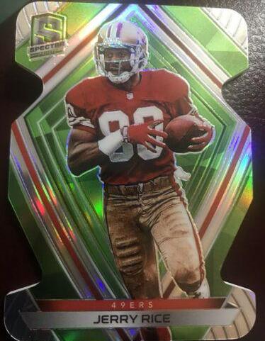 Jerry Rice [Green Die Cut] #135