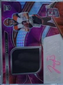 Joe Burrow [Patch Autograph Neon Pink] #201
