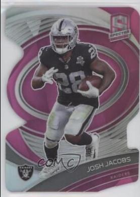 Josh Jacobs [Pink Die Cut] #53