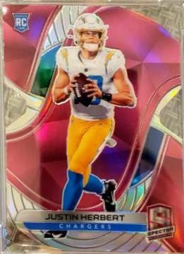 Justin Herbert [Pink Die Cut] #138