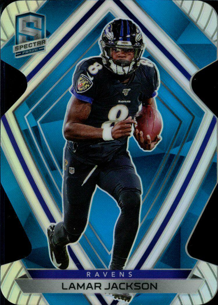 Lamar Jackson [Blue Die Cut] #1
