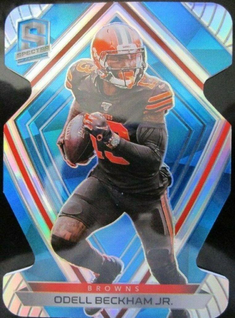 Odell Beckham Jr. [Blue Die Cut] #124