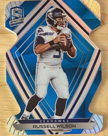 Russell Wilson [Blue Die Cut] #37