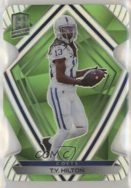T.Y. Hilton [Green Die Cut] #79