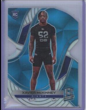 Xavier McKinney [Blue Die Cut] #187