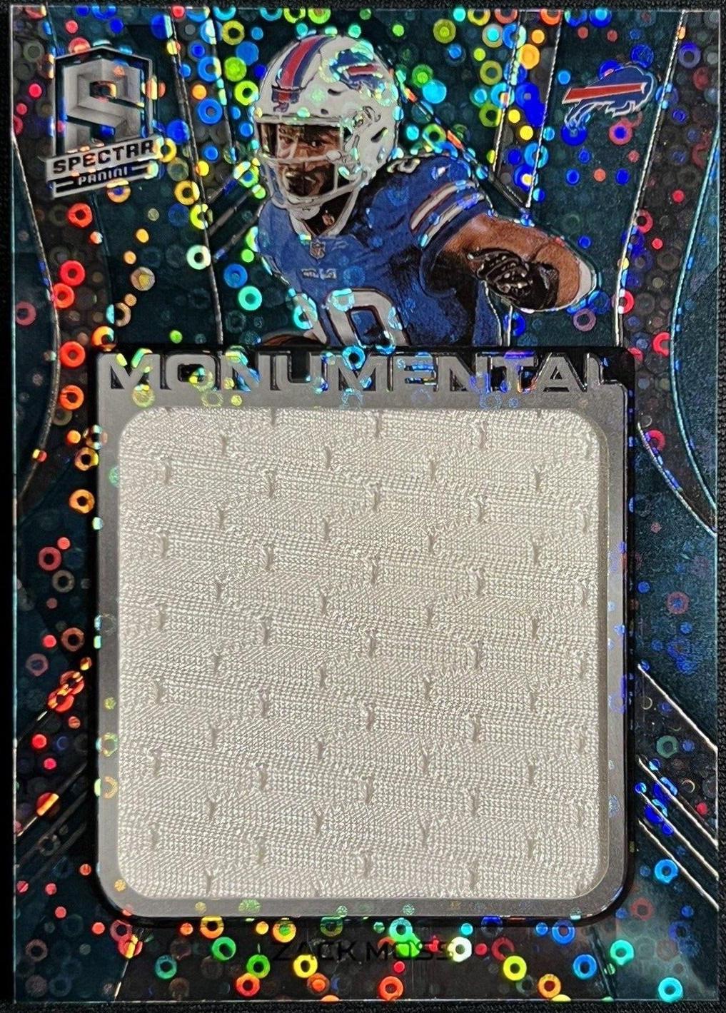 Zack Moss [Patch Autograph Neon Blue] #229