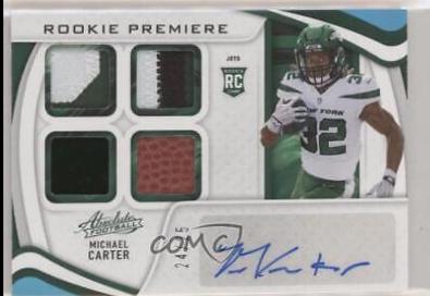 Michael Carter [Materials Autograph Quad Spectrum] #229