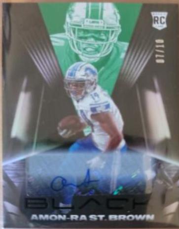 Amon Ra St. Brown [Autograph Emerald] #134