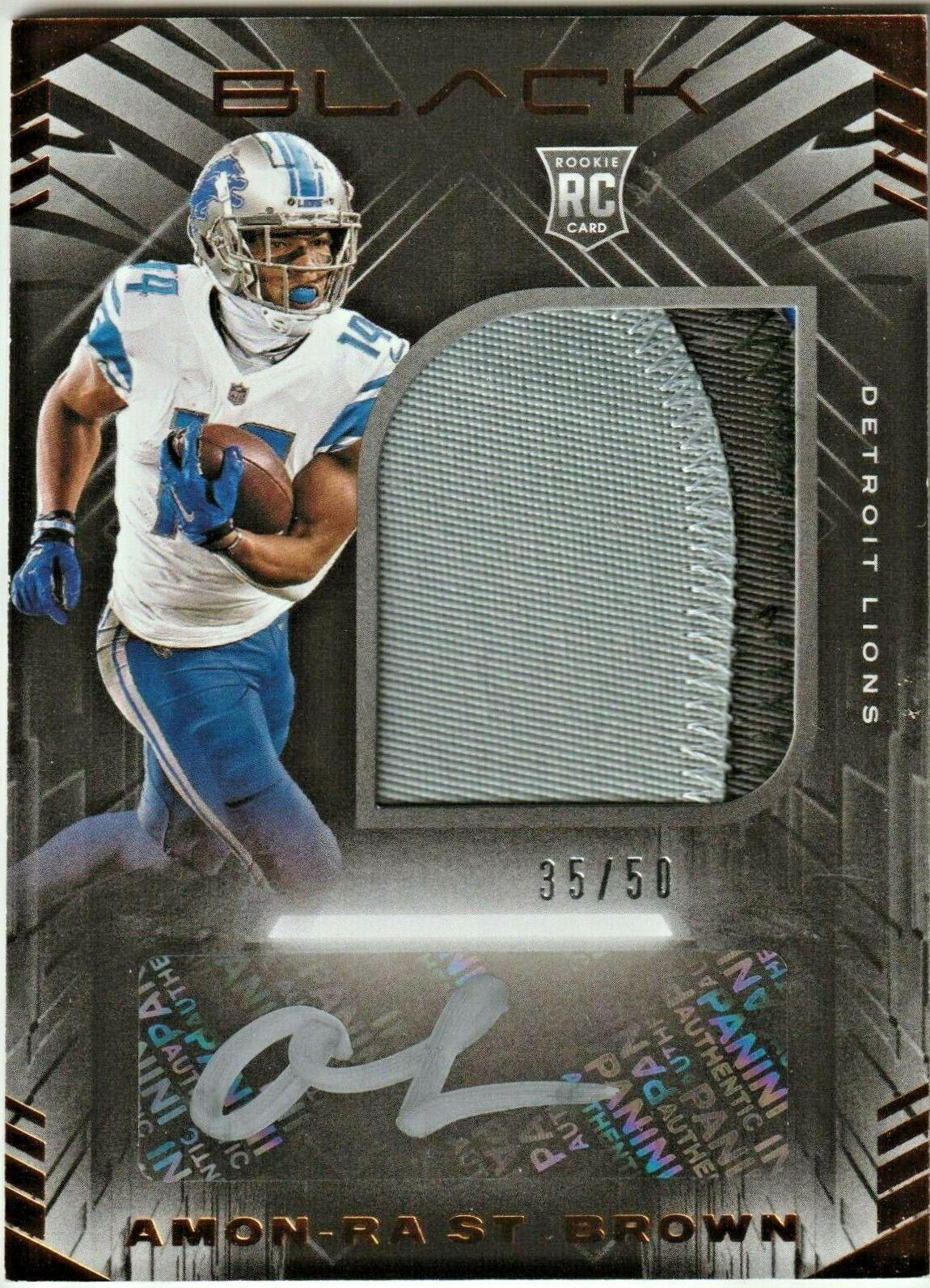 Amon Ra St. Brown [Patch Autograph Copper] #234