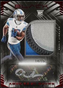 Amon Ra St. Brown [Patch Autograph Ruby] #234