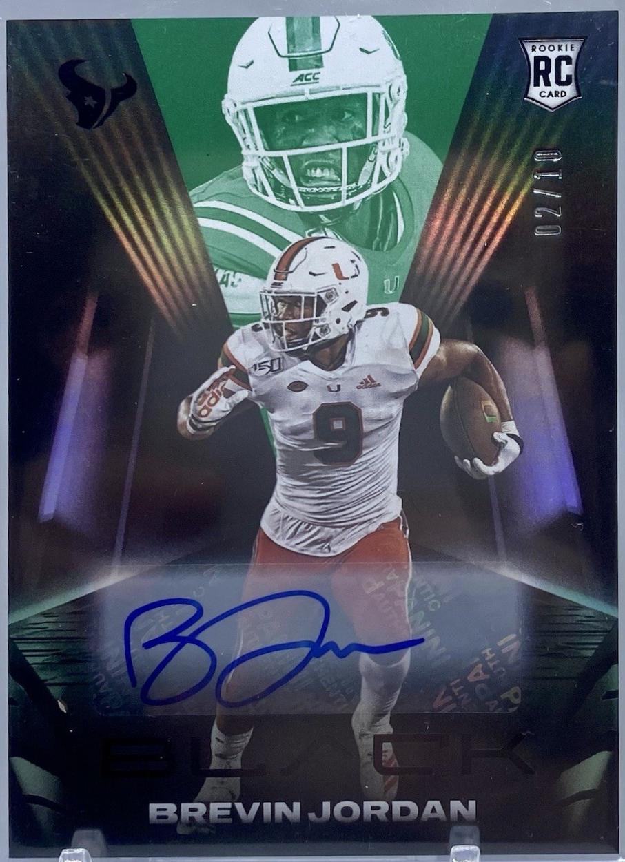 Brevin Jordan [Autograph Emerald] #199