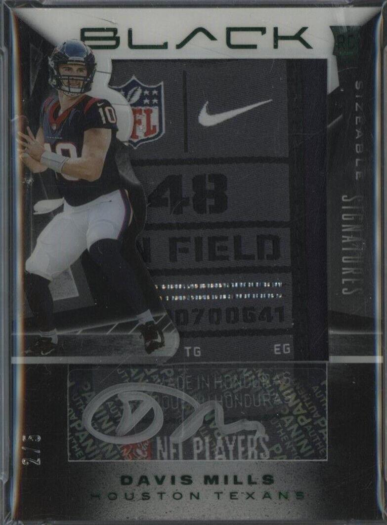 Davis Mills [Patch Autograph Emerald] #223