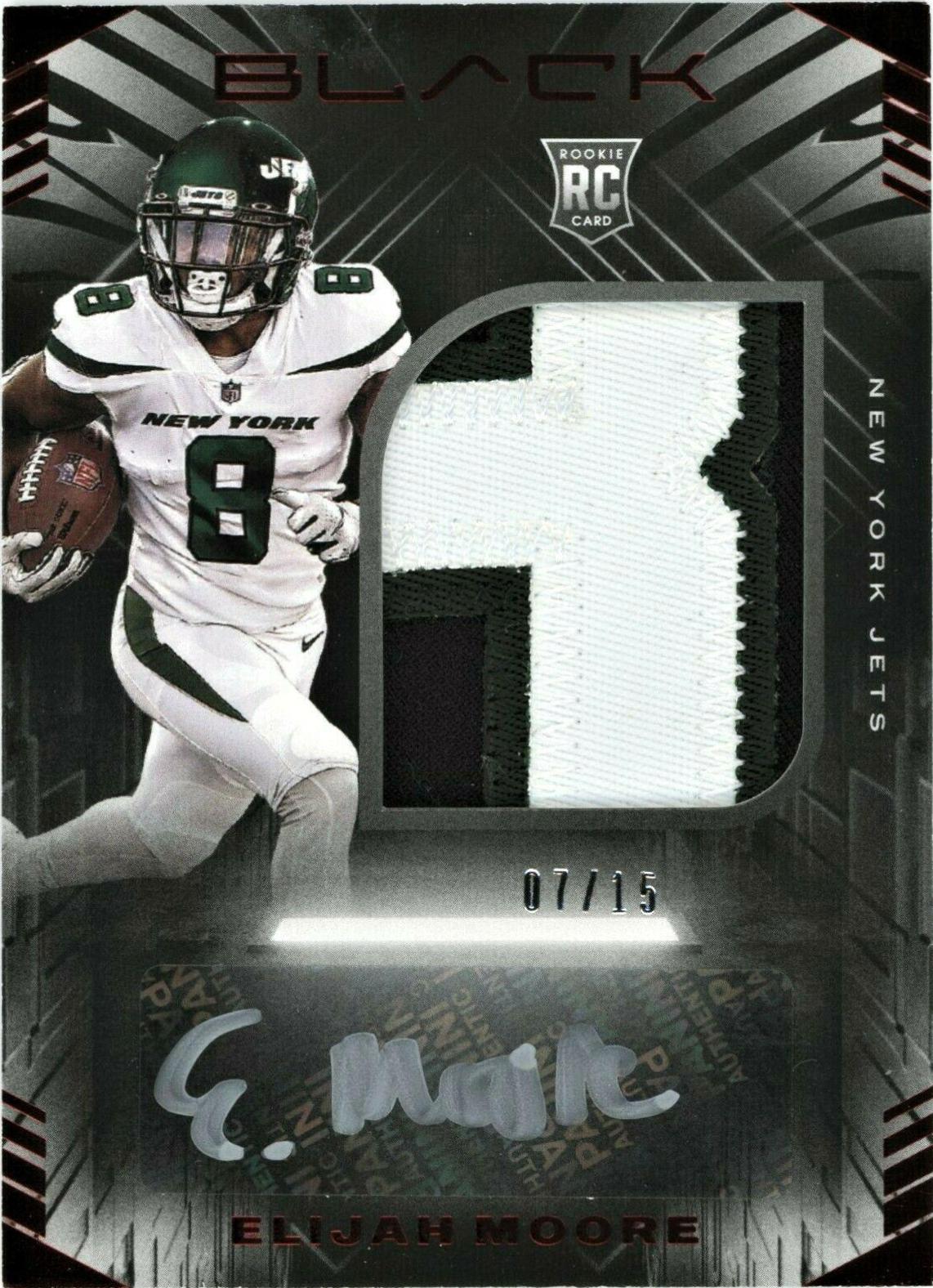 Elijah Moore [Patch Autograph Emerald] #221