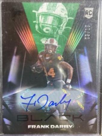 Frank Darby [Autograph Emerald] #186