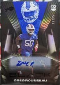 Greg Rousseau [Autograph Sapphire] #155