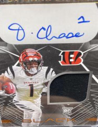 Ja'Marr Chase [Patch Autograph Emerald] #212