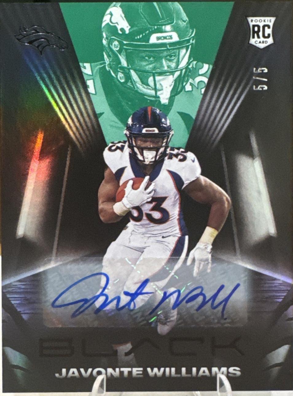 Javonte Williams [Autograph Gold] #125
