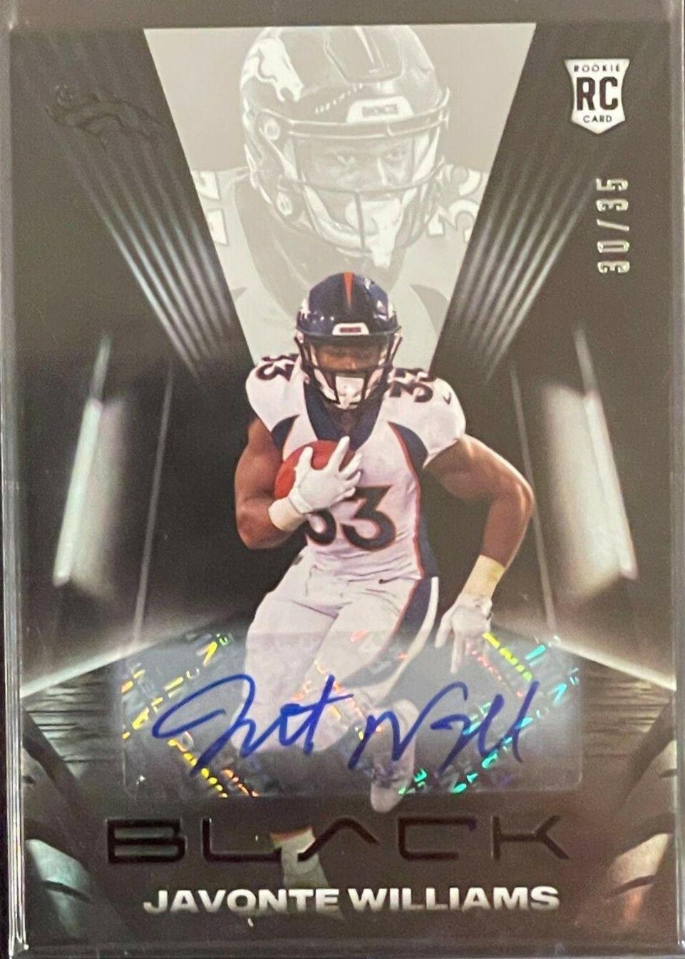 Javonte Williams [Autograph Sapphire] #125