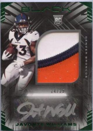 Javonte Williams [Patch Autograph Emerald] #225