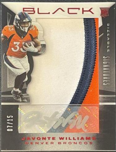 Javonte Williams [Patch Autograph Ruby] #225