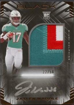 Jaylen Waddle [Patch Autograph Copper] #213
