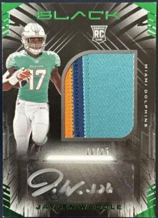 Jaylen Waddle [Patch Autograph Emerald] #213