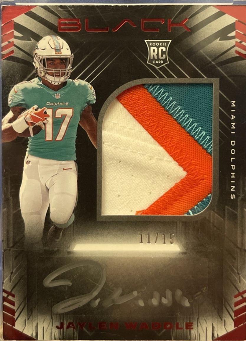 Jaylen Waddle [Patch Autograph Ruby] #213