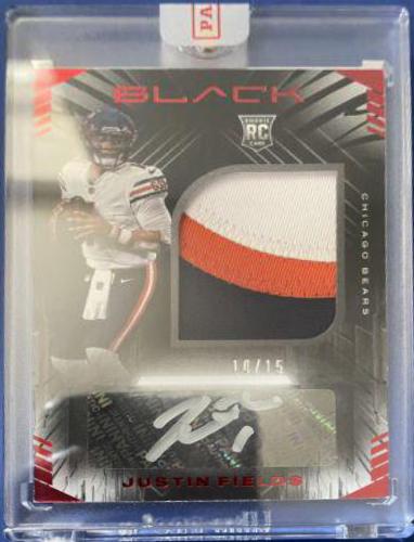 Justin Fields [Patch Autograph Ruby] #203
