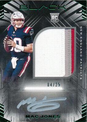 Mac Jones [Patch Autograph Emerald] #205